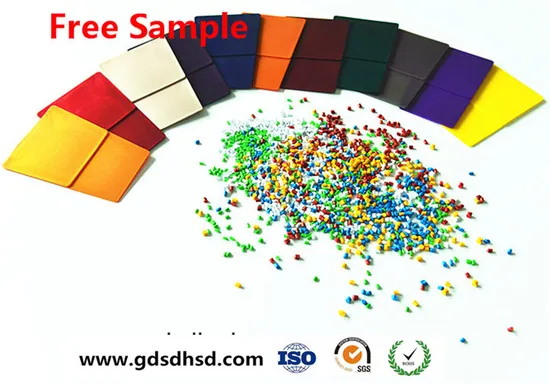Injection Grade HDPE Plastic Color Masterbatch Plastic Additives 